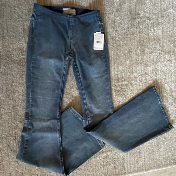 Free People Penny Pull-On Flare Jeans - Picture 3 of 4